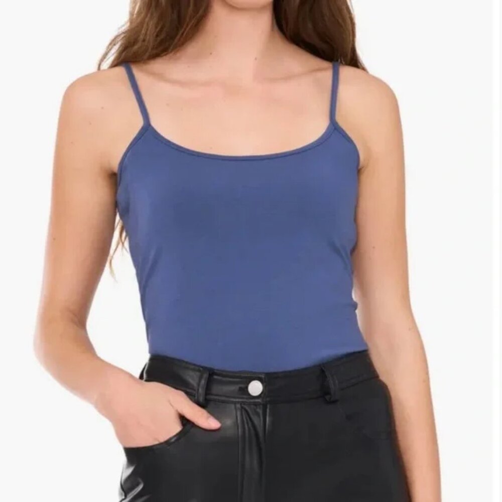 Halogen Tank Top Vintage Indigo Blue Size XS NEW